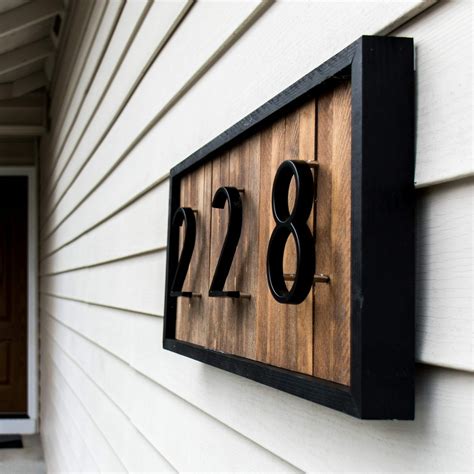 how to attach house numbers to metal siding|house numbers on vinyl siding.